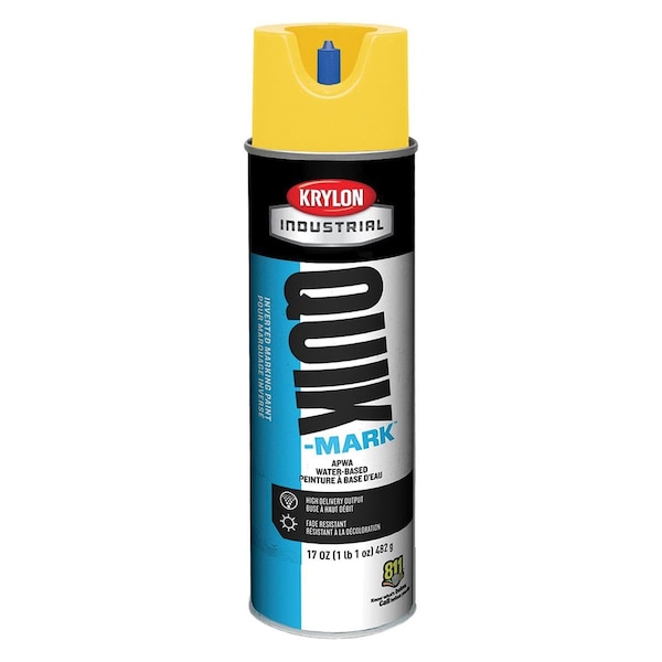 Krylon Quik-Mark Water-Based Inverted Marking Paint, 12PK A03921004 - main